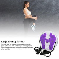 1 x Brand New Twist Waist Disc Board with Drawstring, Multifunctional Magnet Balance Board Pedal, Waist Trimmer Disc Twist Board Machine, Aerobic Fitness Disc, Twister Plate Sports Equipment, Twisting Waist Disc Purple - RRP €11.09