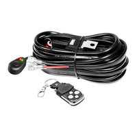 1 x RAW Customer Returns RIGIDON wiring harness cable set relay adapter for vehicle headlights, work lights, daytime running lights, light bars DC 12V 40A, on-off strobe remote control switch for 1 lamp max. 300W  - RRP €25.99