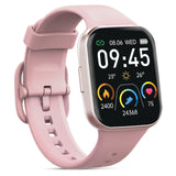 1 x RAW Customer Returns Smartwatch women, fitness watch women with 1.69 HD color display, 25 sports modes fitness tracker watch with heart rate monitor sleep monitor, IP68 waterproof sports watch women with pedometer stopwatch watch pink  - RRP €26.54