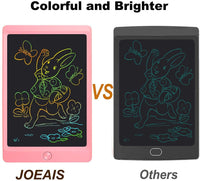 91 x Brand New JOEAIS Colorful LCD Writing Board 8.5 Inch Electronic Writing Tablet with Pen, Digital Drawing Board with Anti-Clearance Function, Painting Graffiti Notes Writing for Children Pink  - RRP €1455.09