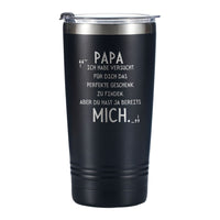 1 x RAW Customer Returns Onebttl Father s Day gift for dad, thermal mug gift for dad, Father s Day, birthday, Christmas, YOU ALREADY HAVE ME 590ml  - RRP €23.18