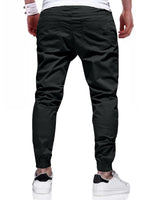 1 x RAW Customer Returns LVCBL Men s Chino Cargo Pants Cotton Casual Pants Elastic Summer Pants with 6 Pockets Black 3XL - RRP €26.21