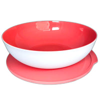 1 x RAW Customer Returns Tupperware Allegra 3.5 L salmon white serving bowl bowl serving bowls serving - RRP €36.29