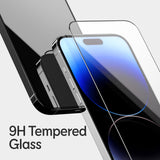 1 x RAW Customer Returns RhinoShield Screen Protector compatible with iPhone 15 Pro 9H 3D Curved Edge to Edge Glass - Full Coverage - Clear Scratch Resistant Screen Protector - RRP €27.23