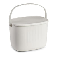 1 x RAW Customer Returns Industor organic waste bin made of silicone - 5L compost bin for organic waste - small organic waste bin with lid - aesthetic and odor-proof - no waste bag waste bin kitchen - RRP €26.95