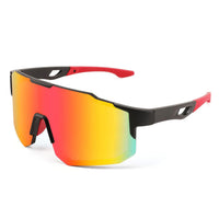 1 x RAW Customer Returns FEISEDY Sports Sunglasses Men Women Cycling Glasses Mirrored Sports Glasses for MTB Road Bike Cycling Biking Running Enduro with UV400 Protection B2388 - RRP €21.99