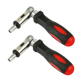 1 x Brand New Housoutil 2pcs Screwdriver Multi Screwdriver Precision Screwdriver Adjustable Handle Magnetic Screwdriver Bit Holder Ratchet Hex Screwdriver Handle - RRP €24.0