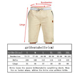 1 x RAW Customer Returns JustSun Shorts Men s Shorts Summer Shorts Chino Cotton with Drawstring Khaki L - RRP €34.27