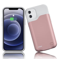 1 x RAW Customer Returns HUOBAO Battery Case for iPhone 12Mini, 5000mAh Additional Battery Charging Case Battery Case Mobile Phone Case, Battery Case Power Bank Case for iPhone 12Mini, Ultra Thin and Portable Battery Case 5.4 Inches  - RRP €27.37