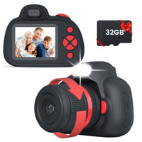 1 x RAW Customer Returns MOREXIMI Kids Camera, Digital Camera for Children Ages 3-8, Birthday Gift, Toy for Girls and Boys Black  - RRP €57.02