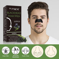 100 x Brand New Blackhead Patches, Blackhead Strips, Remove Blackheads, Nose Strips, Blackhead Patches, Deep Cleansing Bamboo Charcoal Nasal Strips for Men, For Removing Blackheads and Impurities, 20 Pieces - RRP €984.0