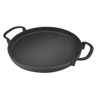 1 x RAW Customer Returns Onlyfire Cast Iron Griddle for Weber 7421 Gourmet BBQ System, for Weber Original Kettle Premium Charcoal Grill of 57 cm, 30.5cm, Black - RRP €46.32