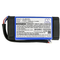 1 x RAW Customer Returns Replacement battery for JBL GSP0931134 01 Boombox, JEM3316, JEM3317, JEM3318 7.4V Li-Ion 10000mAh - RRP €41.33