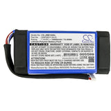 1 x RAW Customer Returns Replacement battery for JBL GSP0931134 01 Boombox, JEM3316, JEM3317, JEM3318 7.4V Li-Ion 10000mAh - RRP €41.33