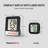 1 x RAW Customer Returns ThermoPro TP49 Small digital indoor hygrometer, atmosphere thermometer, temperature monitor and humidometer for well-being in the office and home - RRP €8.99