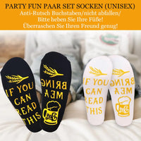 4 x Brand New RSHVSMS Beer Funny Socks, Creative Anti-Slip Cotton Socks, Give Men s Beer Birthday Party Gifts, Super Funny Socks, a Must-Have for Beer Enthusiasts, EU Size 38-45 Black  - RRP €110.4