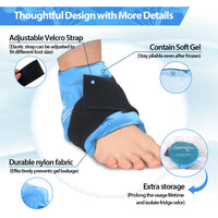 3 x RAW Customer Returns NEWGO Reusable Ice Pack for Pain Relief, Hot and Cold Therapy Gel for Foot Injuries, Ankle Swelling - RRP €45.36