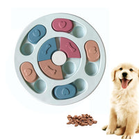 1 x RAW Customer Returns SUOXU Dog Puzzle Slow Feeder Dog Toy, Puppy Treat Dispenser Feeder Toy, Interactive Dog Puzzle Feeder Dog Training Improve IQ Puzzle Dog Bowl Blue  - RRP €13.99