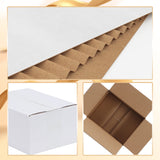 1 x RAW Customer Returns EYMPEU 20.3X15.3X10.2cm Cardboard Boxes with Lid for Package Shipping, 40 Pack, Kraft Paper Boxes for Gift or Packaging, White - RRP €29.99