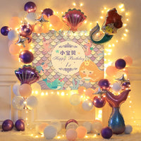 11 x Brand New Mermaid Balloon Garland Kit FVCENT 93pcs Mermaid Party Supplies Birthday Decorations, Girl Party Balloon, Mermaid Tail Balloon Arch Kit, Ocean Themed Banner - RRP €221.76