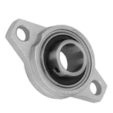 2 x RAW Customer Returns Keenso Machinery Flange Bearing, KFL004 20mm Rhombic Bearing Zinc Aluminum Alloy Flange Bearing Ball Bearing Bearing Block for Various Machines - RRP €17.32