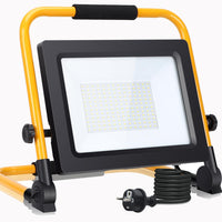 1 x RAW Customer Returns Aigostar LED construction spotlight 100W 8800LM replaces 880W , LED work light with plug, waterproof work light, construction spotlight, for workshop or construction site, garage, 6500K daylight white - RRP €41.11