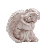 1 x Brand New Casaido angel figure guardian angel children s guest gift baptism angel decoration communion miniature children s angel weatherproof stone figure sitting lawn decorations angel dreaming angel decoration - RRP €10.07