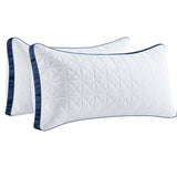 1 x RAW Customer Returns Slybear pillow 40x80cm set of 2, 2x side sleeper pillows, neck pillows orthopedic with premium microfiber filling, breathable seat cushion, sofa pillow, sleeping pillow, soft and supportive - RRP €48.85