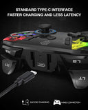 1 x RAW Customer Returns EasySMX PS3 Controller, 2.4G Wireless PC Gamepad, Adjustable LED, Turbo, Four Programmable Buttons to Support PS3 OTG Functions for Android Tablets PC TV, TV Box - RRP €39.98