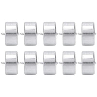 1 x RAW Customer Returns Zerodis 10-piece set 500 g gram calibration weight set weight for digital scales with hook and ring metal weight jewelry scales - RRP €19.99