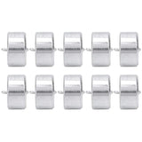 1 x RAW Customer Returns Zerodis 10-piece set 500 g gram calibration weight set weight for digital scales with hook and ring metal weight jewelry scales - RRP €19.99