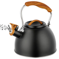 1 x RAW Customer Returns CRROEL whistling kettle, 3 liter kettle, whistling kettle made of stainless steel, modern kettle induction for gas stove, ceramic oven, induction hob - RRP €28.99