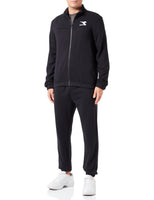 1 x RAW Customer Returns Diadora Tracksuit Fz Core, Men s fleece tracksuit, Black 082, M - RRP €46.18