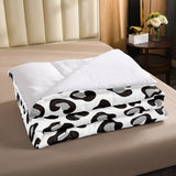 1 x RAW Customer Returns Leopard Print Duvet Cover Set Black Gray Cheetah Print Bedding Set for Kids Boys Girls Teens Decoration Cow Pattern Comforter Africa Animal Lightweight Bedding Set 3 Piece - RRP €61.69