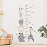 1 x RAW Customer Returns Wall sticker children s height chart measuring stick child forest animals wall sticker boho decor, wall stickers children s room for girls wall stickers bedroom baby room children s room decoration - RRP €9.47