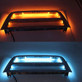 1 x RAW Customer Returns panthem 2 Colors LED Ambient Light, AC Radio Panel Decorative Light Atmosphere Light for Interior Dashboard Center Console Compatible with BMW F30 F31 F34 F82 M3 M4, Orange Ice Blue Black  - RRP €58.99