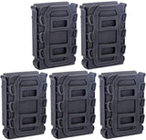 1 x RAW Customer Returns Tactical Mag Pouch, Pack of 5 Mag Holder Fast Mag Pouch Molle Magazine Bag Airsoft Magazine Carrier Pouch Holder for Nerf, 5.56 Mag, 7.62 Mag - RRP €50.39