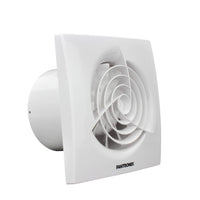 1 x RAW Customer Returns FANTRONIX 100 mm Modern Design Axial Extractor Fan with Humidity Sensor and Overrun for Sanitary Areas Shower Rooms Kitchens Innovative Low Noise Bathroom Fan Quiet White - RRP €47.62