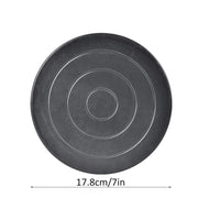 1 x RAW Customer Returns Turntable, 11.5 7 Handmade Plastic Clay Turntable Ceramic Sculpture Tool Black Direct Drive Turntable Diameter 17.8 Turntable - RRP €12.71