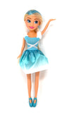 1 x Brand New Sparkel Girlz. 25cm Winter Princess. Blond hair . Ballet dancer . doll to play. ice cream cone - RRP €19.73