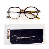 1 x RAW Customer Returns kodilin Round Square Reading Glasses Men Reading Glasses Women Anti-Blue Light for Computer or Gaming Spring Hinge Reading Glasses 1.0, 1.5, 2.0, 2.5, 3.0, 3.5 Turtle, 3.00  - RRP €60.0