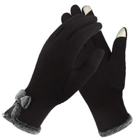 2 x RAW Customer Returns Winter Warm Gloves Women s Touchscreen Gloves Winter Thick Warm Gloves Cycling Gloves Motorcycle Gloves Mountain Bike Trend Gloves Black  - RRP €14.08