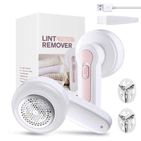 1 x RAW Customer Returns Lint Shaver, Lint Remover Lint Brush for Clothes Fabric Shaver Rechargeable with 2 Shaving Heads Lint Shaver Powerful Lint Shaving Brush Fuzz Debobbler for Clothes Sweater Sofa - RRP €17.14