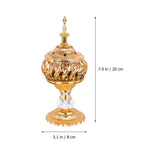 2 x Brand New jojofuny Gold Incense Burner Insence Burner Church Censer Incense Burner for Yoga Spa - RRP €31.46