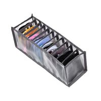 1 x Brand New Thick Underwear Socks Storage Box, Drawer Divider, Home, Dorm, Wardrobe, Folding Box 11 Sock Boxes  - RRP €19.2