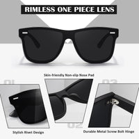 1 x RAW Customer Returns LINVO Sunglasses Men Women Polarized Classic Mirrored Fashion UV400 Protection Unisex Glasses for Driving Travel - RRP €24.99