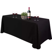 1 x RAW Customer Returns Bea s Party Rectangular Tablecloth for Polyester Table 229 cm x 335 cm, XXL, Black, Machine Washable, for Events, Catering, Weddings, Birthdays 229 cm x 335 cm, Black  - RRP €28.99