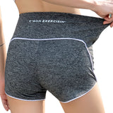 1 x Brand New Everbellus Women s High Waist Sporty Shorts Fitness Running Yoga Shorts Gray Medium - RRP €21.17