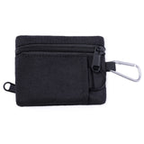 2 x Brand New Tactical Keychain EDC Bag, Mini Pouch Pocket Organizer, Card Holder Coin Purse for Men, Small Size Belt Gear Tactical Waist Pack Bag Black  - RRP €72.0