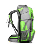 1 x RAW Customer Returns MYMM 50L Backpack, Ideal for Outdoor Sports, Hiking, Trekking, Camping Travel, Climbing. Waterproof Mountaineering Bag, Travel Climbing Daypacks Green  - RRP €37.99